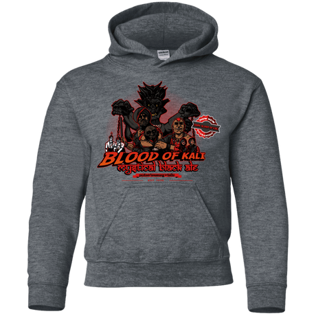 Sweatshirts Dark Heather / YS Blood Of Kali Youth Hoodie