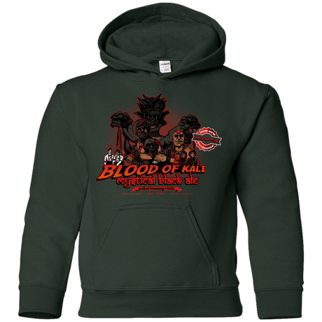 Sweatshirts Forest Green / YS Blood Of Kali Youth Hoodie