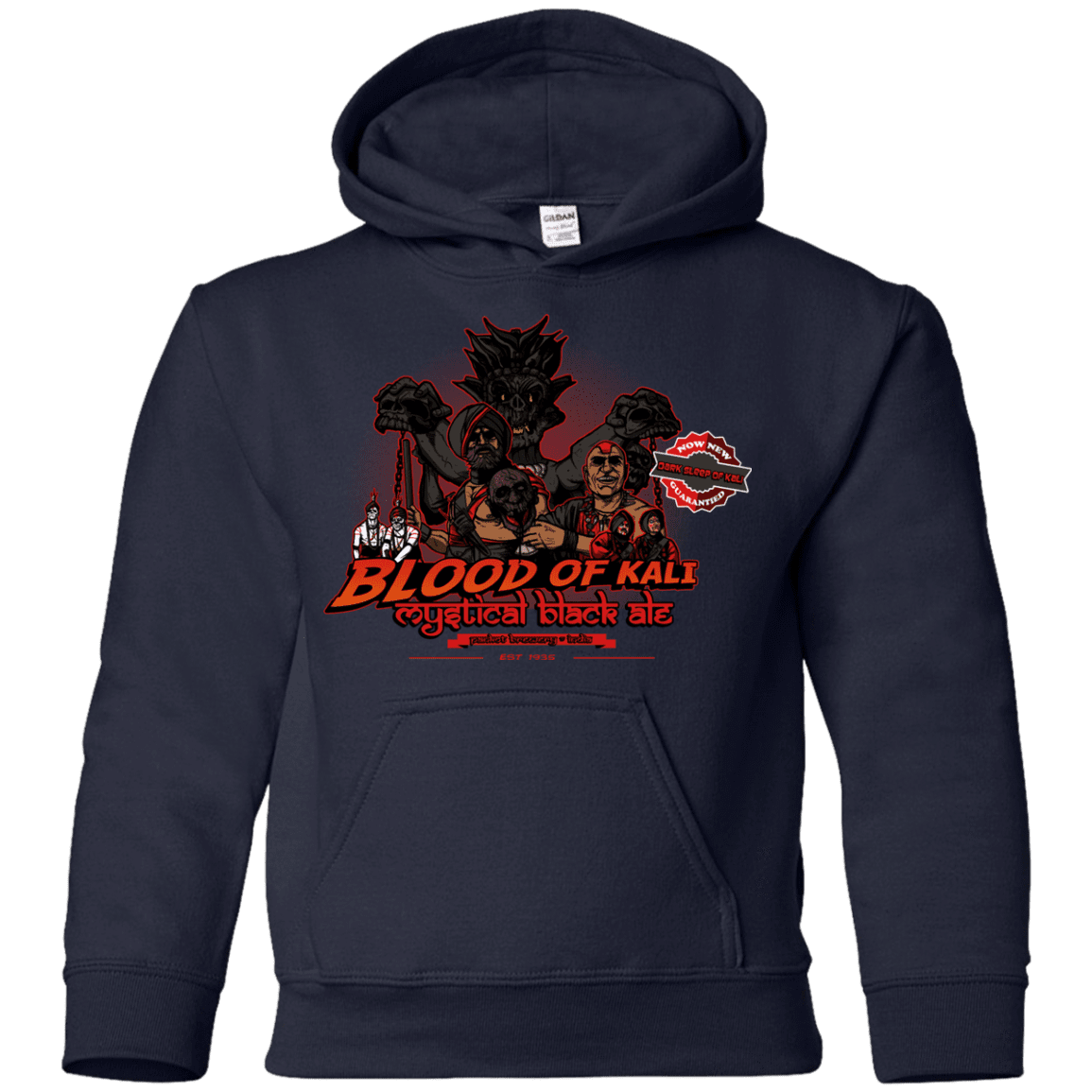 Sweatshirts Navy / YS Blood Of Kali Youth Hoodie