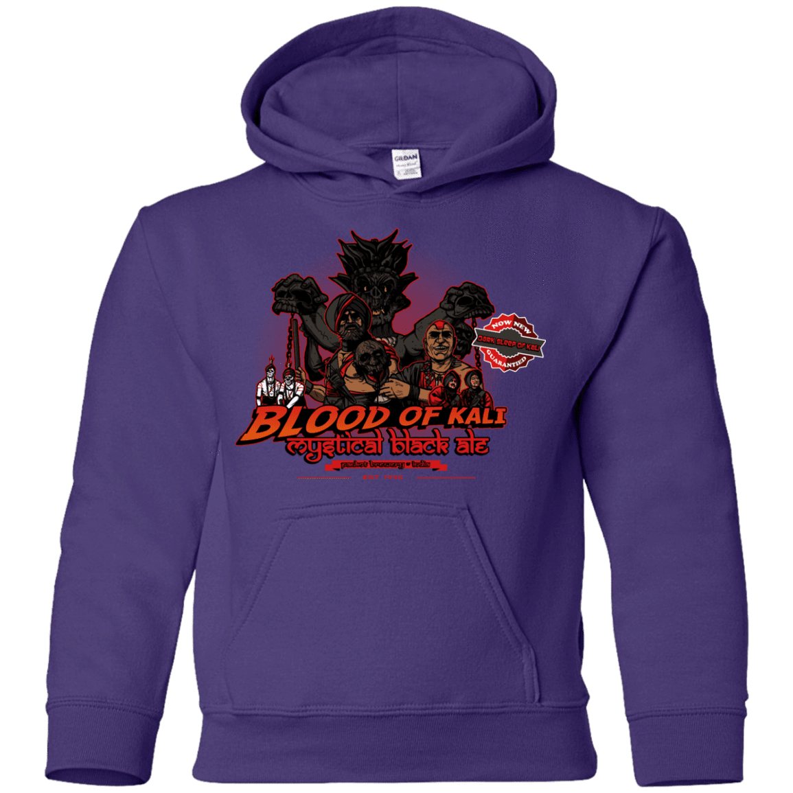Sweatshirts Purple / YS Blood Of Kali Youth Hoodie