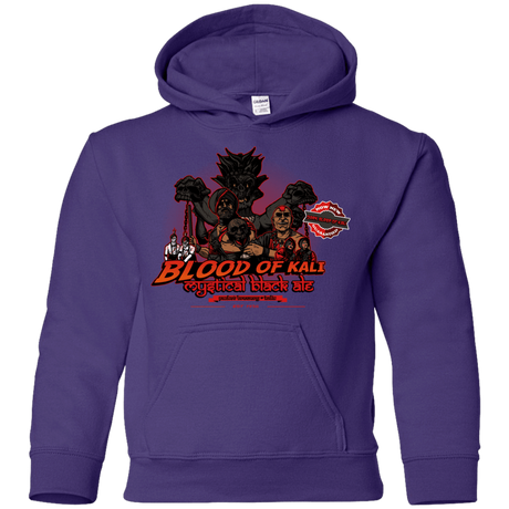 Sweatshirts Purple / YS Blood Of Kali Youth Hoodie