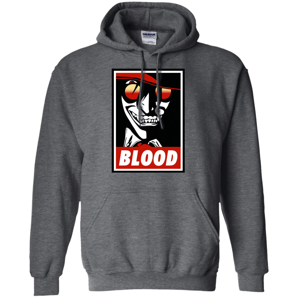 Sweatshirts Dark Heather / Small Blood Pullover Hoodie