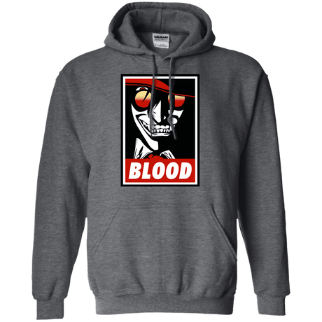 Sweatshirts Dark Heather / Small Blood Pullover Hoodie