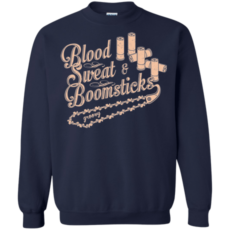 Sweatshirts Navy / Small Blood Sweat & Boomsticks Crewneck Sweatshirt