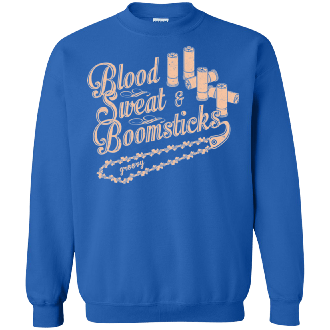 Sweatshirts Royal / Small Blood Sweat & Boomsticks Crewneck Sweatshirt