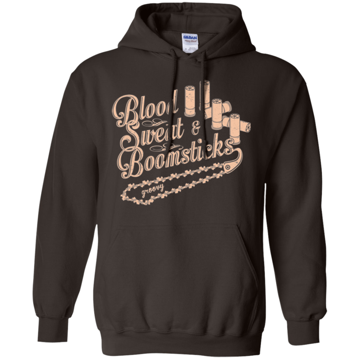 Sweatshirts Dark Chocolate / Small Blood Sweat & Boomsticks Pullover Hoodie