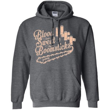 Sweatshirts Dark Heather / Small Blood Sweat & Boomsticks Pullover Hoodie
