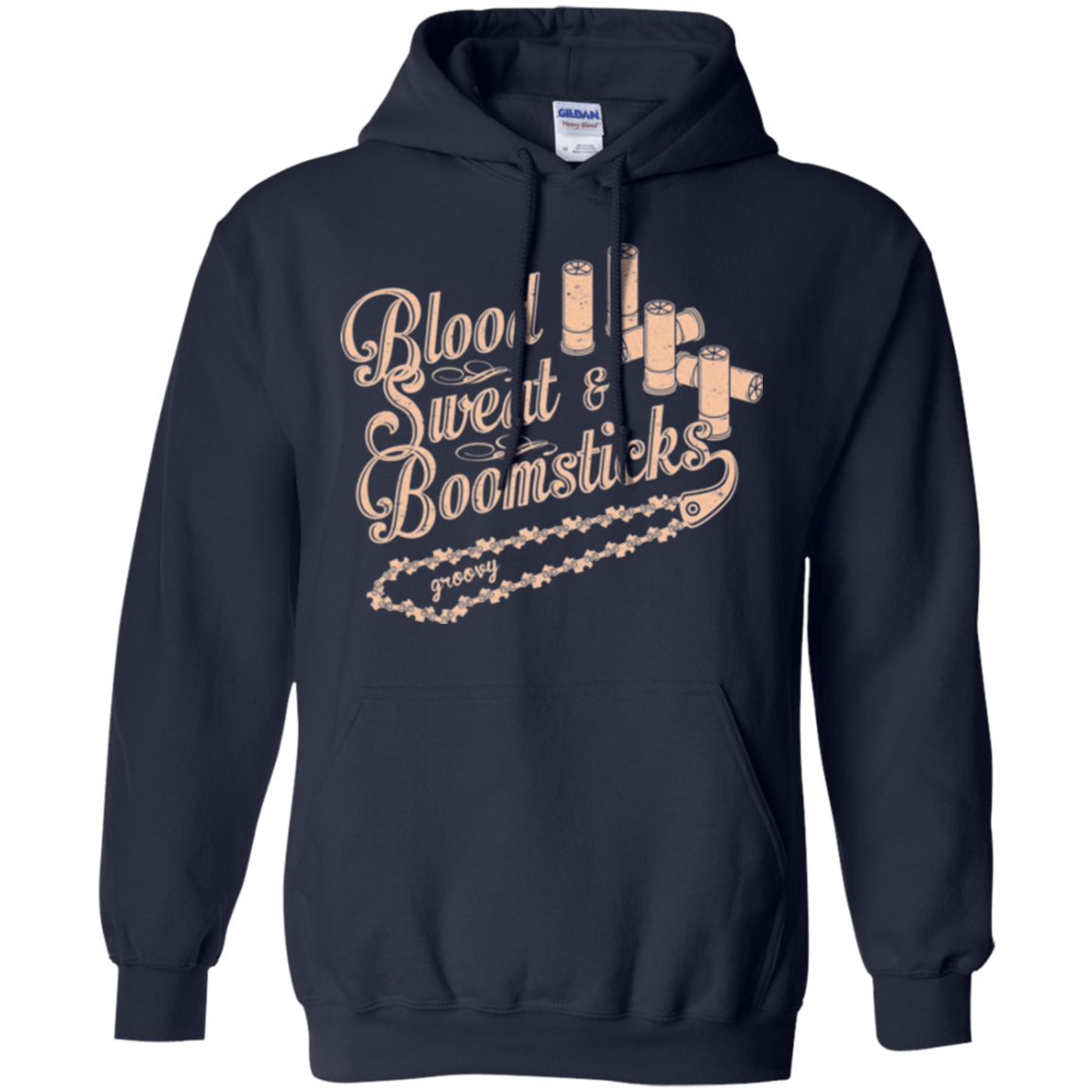 Sweatshirts Navy / Small Blood Sweat & Boomsticks Pullover Hoodie