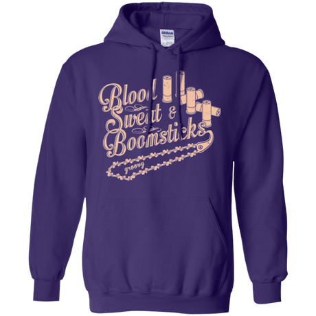 Sweatshirts Purple / Small Blood Sweat & Boomsticks Pullover Hoodie