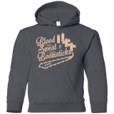Sweatshirts Charcoal / YS Blood Sweat & Boomsticks Youth Hoodie