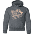 Sweatshirts Dark Heather / YS Blood Sweat & Boomsticks Youth Hoodie