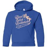 Sweatshirts Royal / YS Blood Sweat & Boomsticks Youth Hoodie