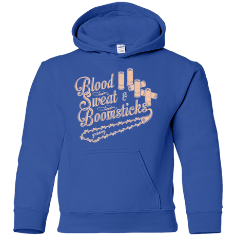 Sweatshirts Royal / YS Blood Sweat & Boomsticks Youth Hoodie