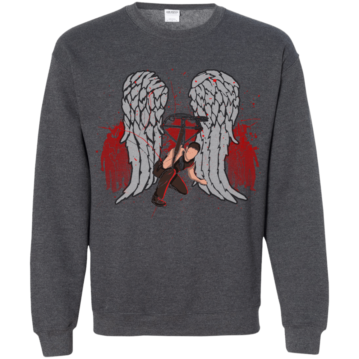 Sweatshirts Dark Heather / Small Bloody Wings Dixon Crewneck Sweatshirt