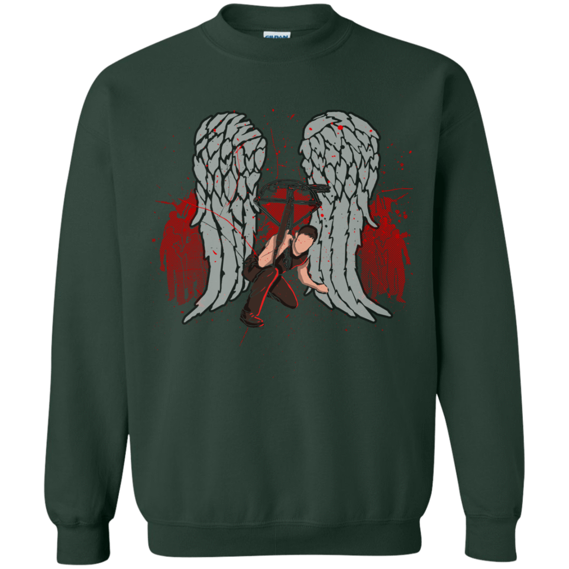 Sweatshirts Forest Green / Small Bloody Wings Dixon Crewneck Sweatshirt