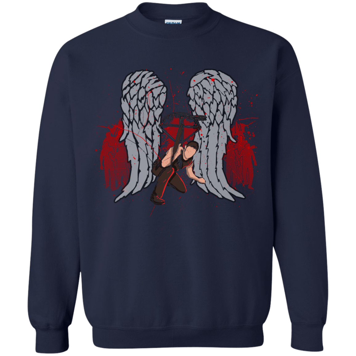 Sweatshirts Navy / Small Bloody Wings Dixon Crewneck Sweatshirt