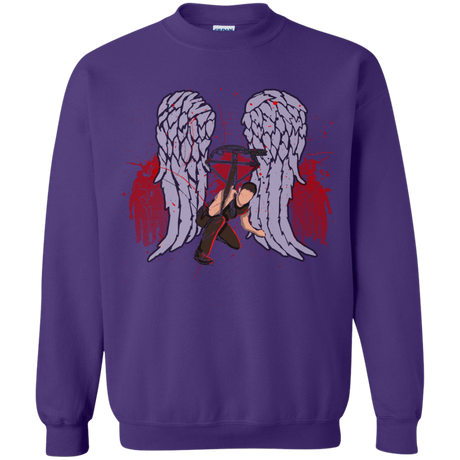 Sweatshirts Purple / Small Bloody Wings Dixon Crewneck Sweatshirt