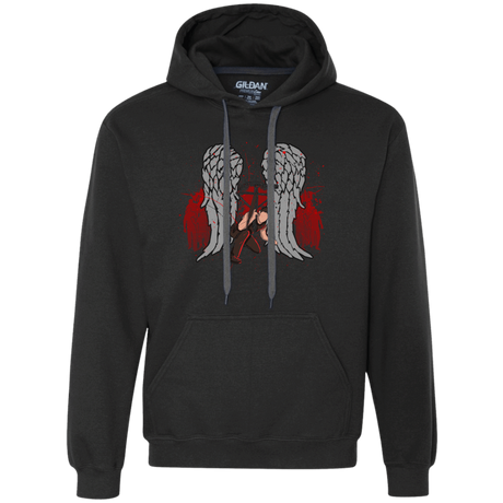 Sweatshirts Black / Small Bloody Wings Dixon Premium Fleece Hoodie