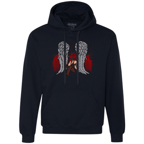 Sweatshirts Navy / Small Bloody Wings Dixon Premium Fleece Hoodie