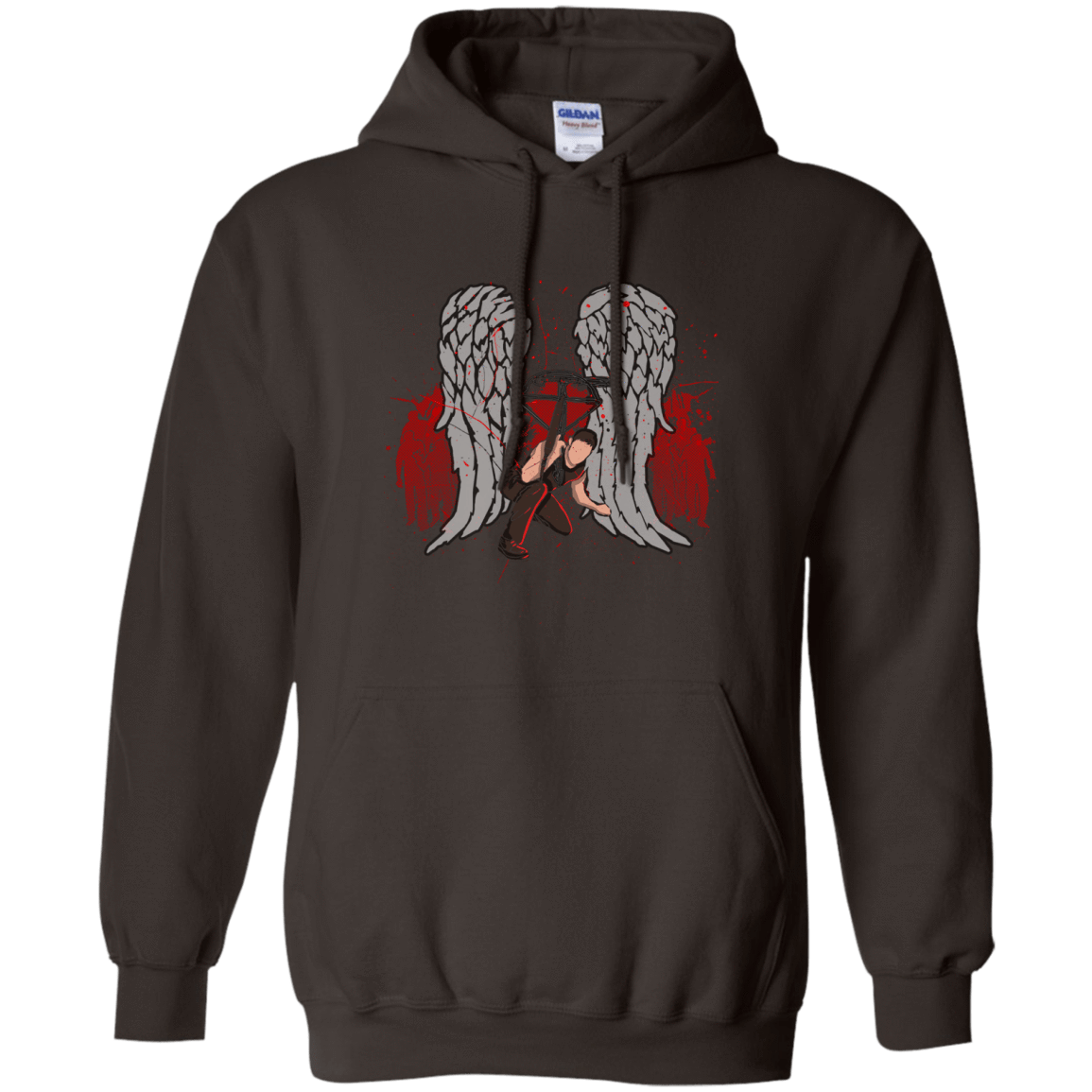 Sweatshirts Dark Chocolate / Small Bloody Wings Dixon Pullover Hoodie