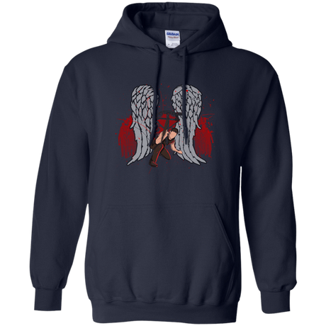 Sweatshirts Navy / Small Bloody Wings Dixon Pullover Hoodie