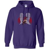 Sweatshirts Purple / Small Bloody Wings Dixon Pullover Hoodie