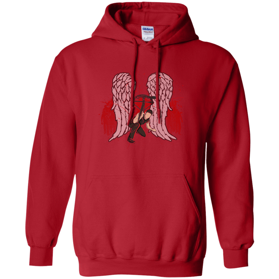 Sweatshirts Red / Small Bloody Wings Dixon Pullover Hoodie