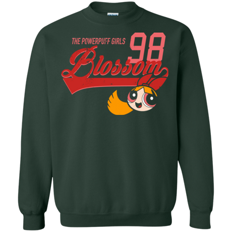 Sweatshirts Forest Green / Small Blossom Crewneck Sweatshirt