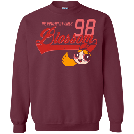 Sweatshirts Maroon / Small Blossom Crewneck Sweatshirt