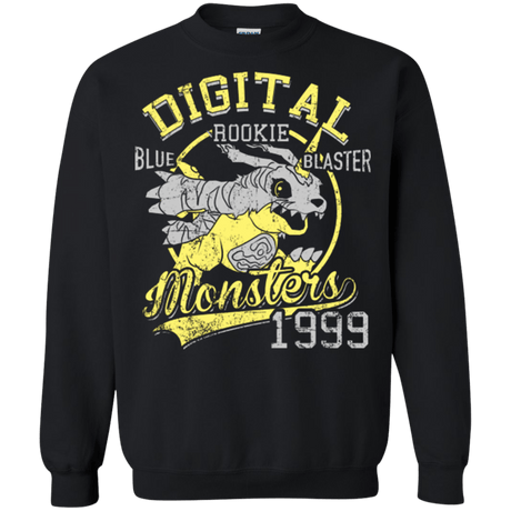 Sweatshirts Black / Small Blue Blaster Crewneck Sweatshirt