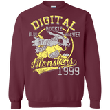 Sweatshirts Maroon / Small Blue Blaster Crewneck Sweatshirt