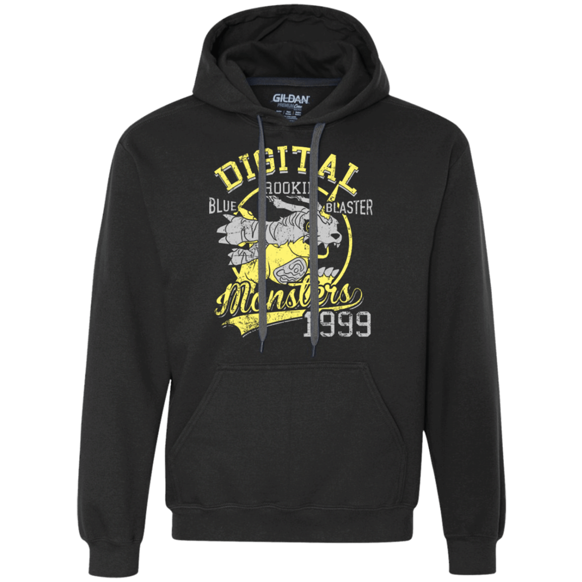 Sweatshirts Black / Small Blue Blaster Premium Fleece Hoodie