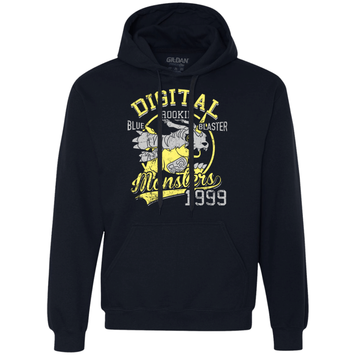 Sweatshirts Navy / Small Blue Blaster Premium Fleece Hoodie