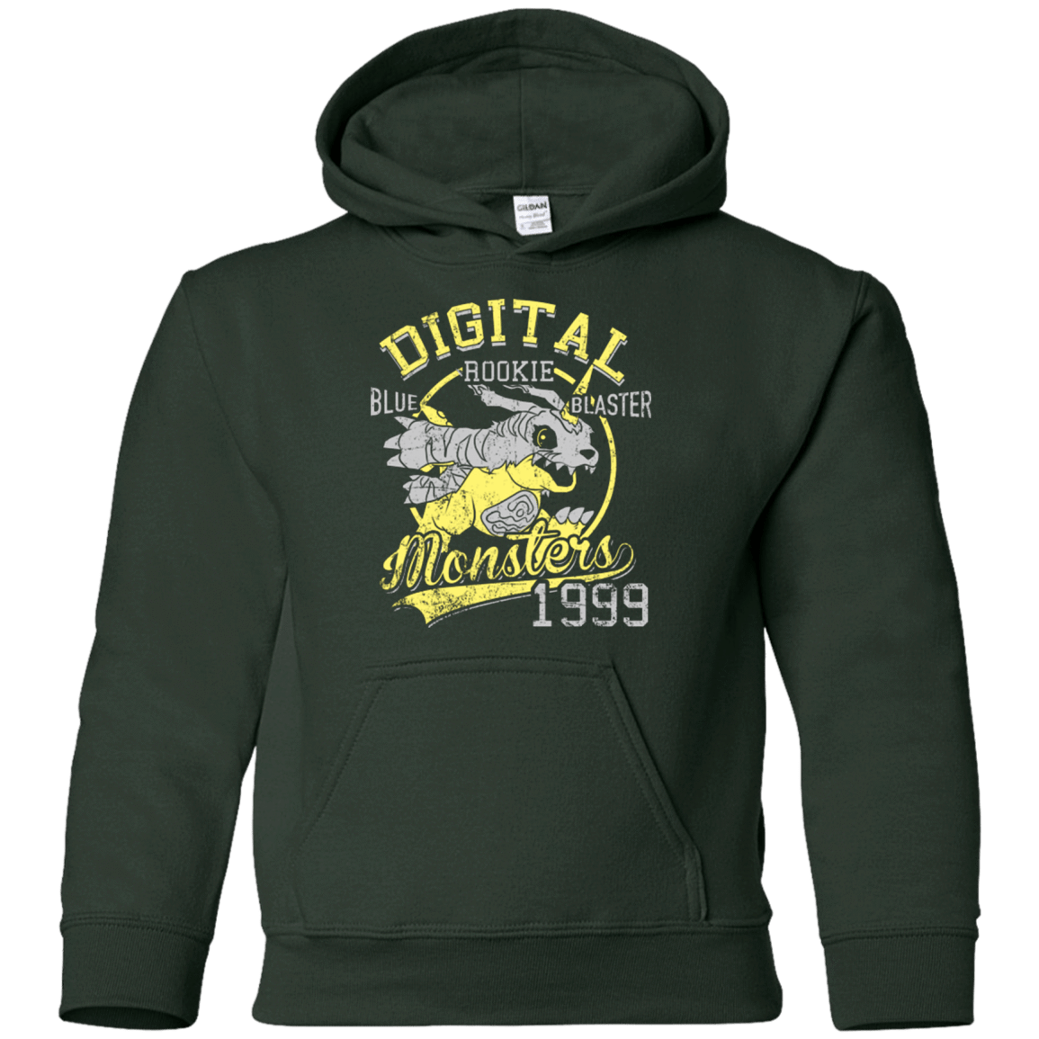 Sweatshirts Forest Green / YS Blue Blaster Youth Hoodie