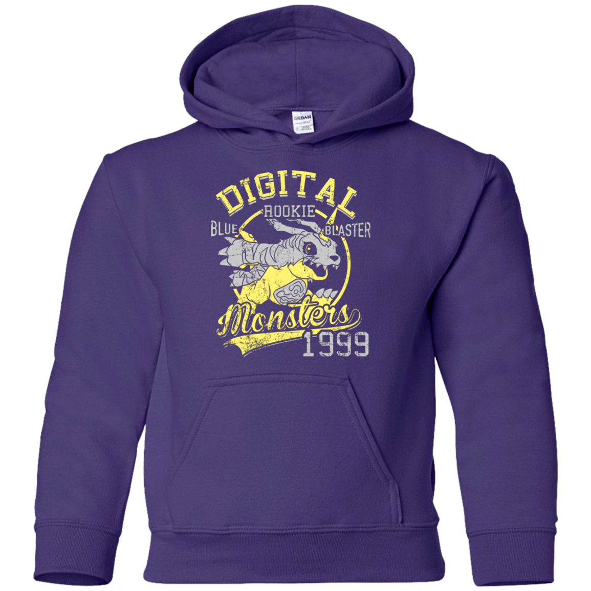 Sweatshirts Purple / YS Blue Blaster Youth Hoodie