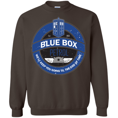 Sweatshirts Dark Chocolate / Small Blue Box V7(1) Crewneck Sweatshirt
