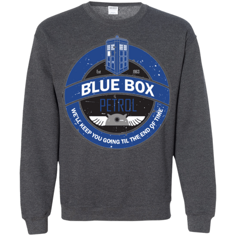 Sweatshirts Dark Heather / Small Blue Box V7(1) Crewneck Sweatshirt