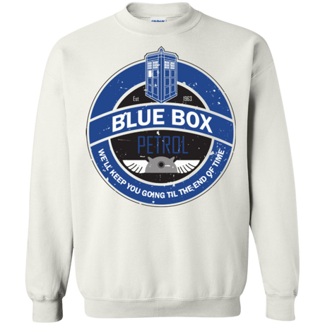 Sweatshirts White / Small Blue Box V7(1) Crewneck Sweatshirt