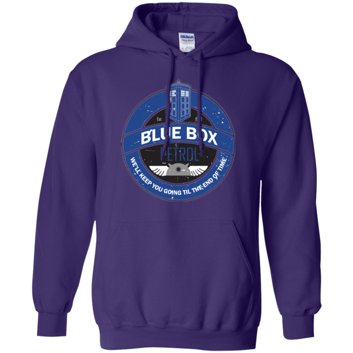 Sweatshirts Purple / Small Blue Box V7(1) Pullover Hoodie