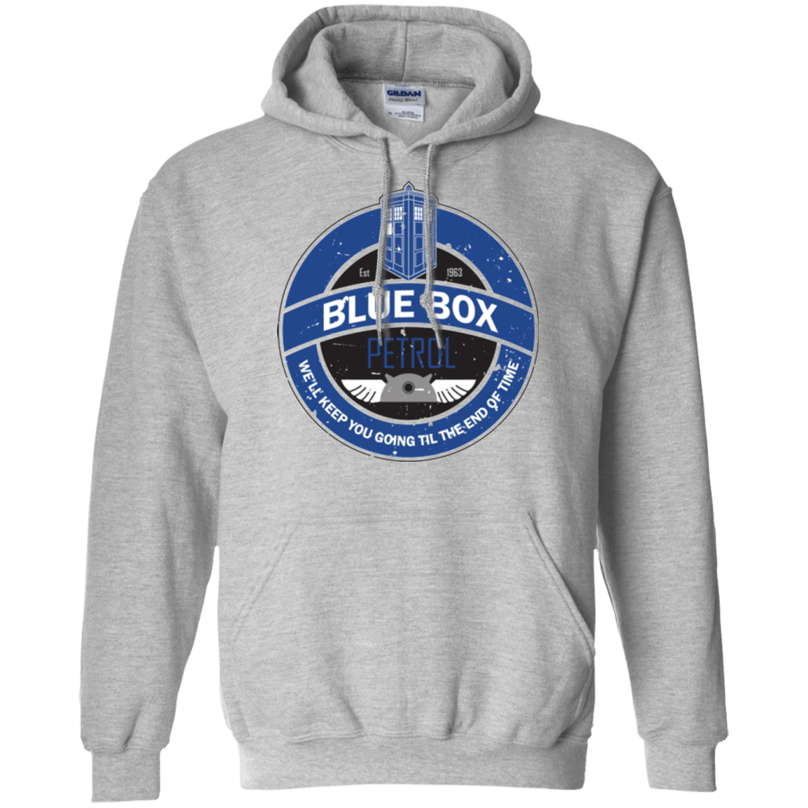 Sweatshirts Sport Grey / Small Blue Box V7(1) Pullover Hoodie