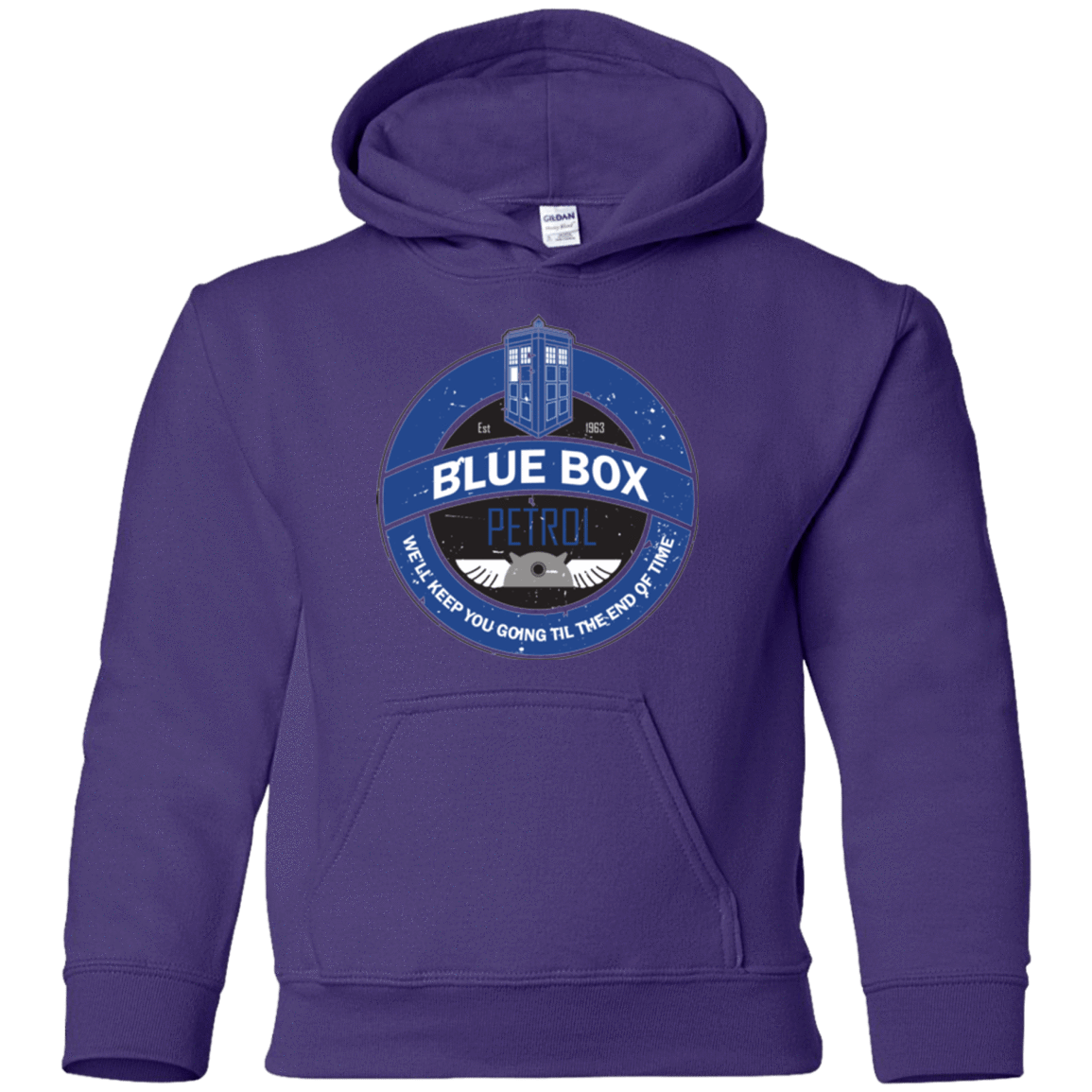 Sweatshirts Purple / YS Blue Box V7(1) Youth Hoodie