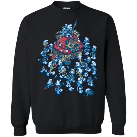 Sweatshirts Black / Small BLUE HORDE Crewneck Sweatshirt