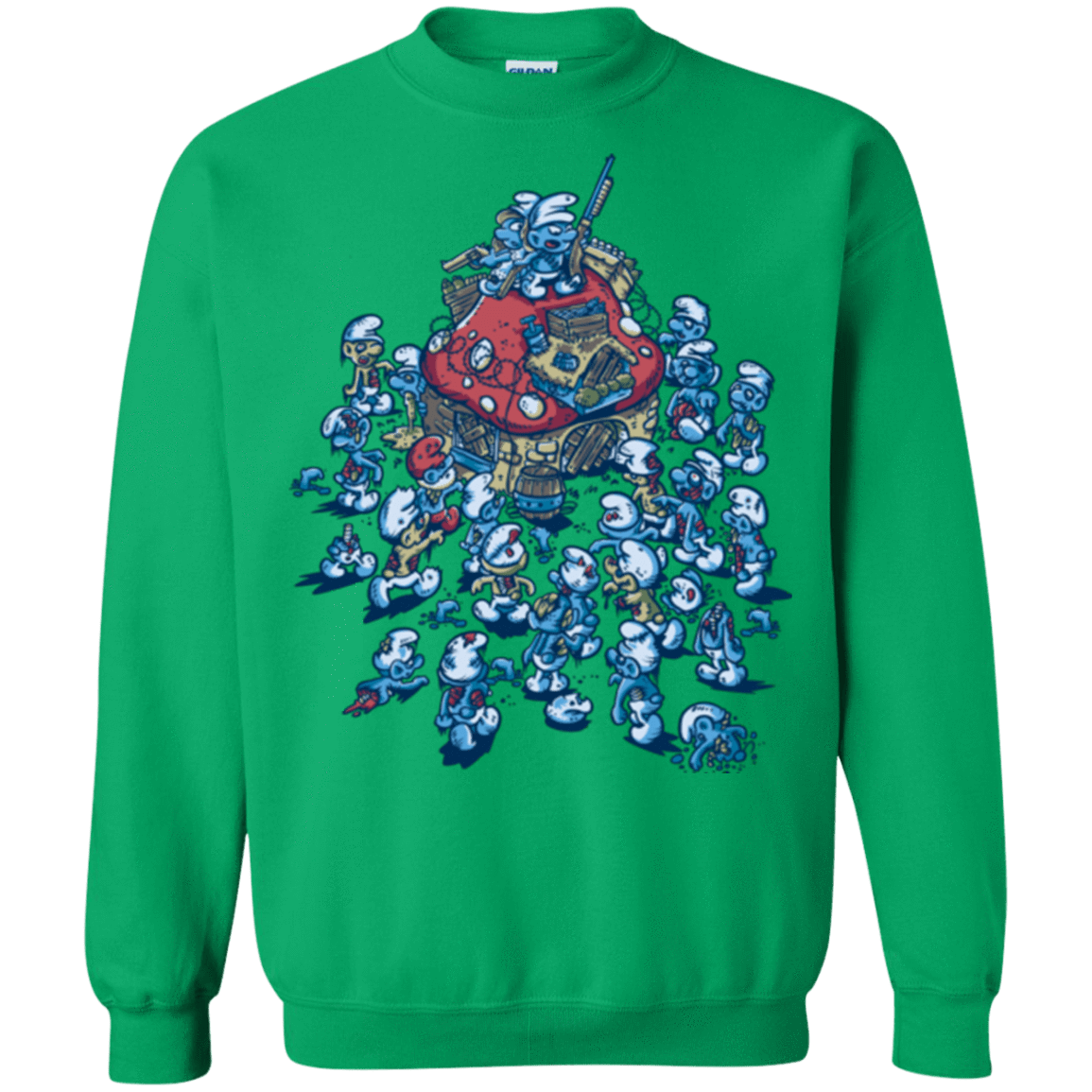 Sweatshirts Irish Green / Small BLUE HORDE Crewneck Sweatshirt