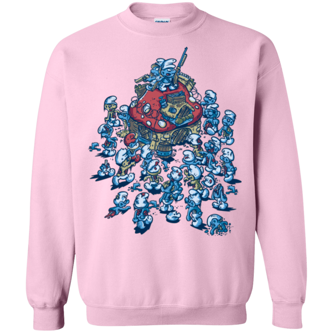 Sweatshirts Light Pink / Small BLUE HORDE Crewneck Sweatshirt