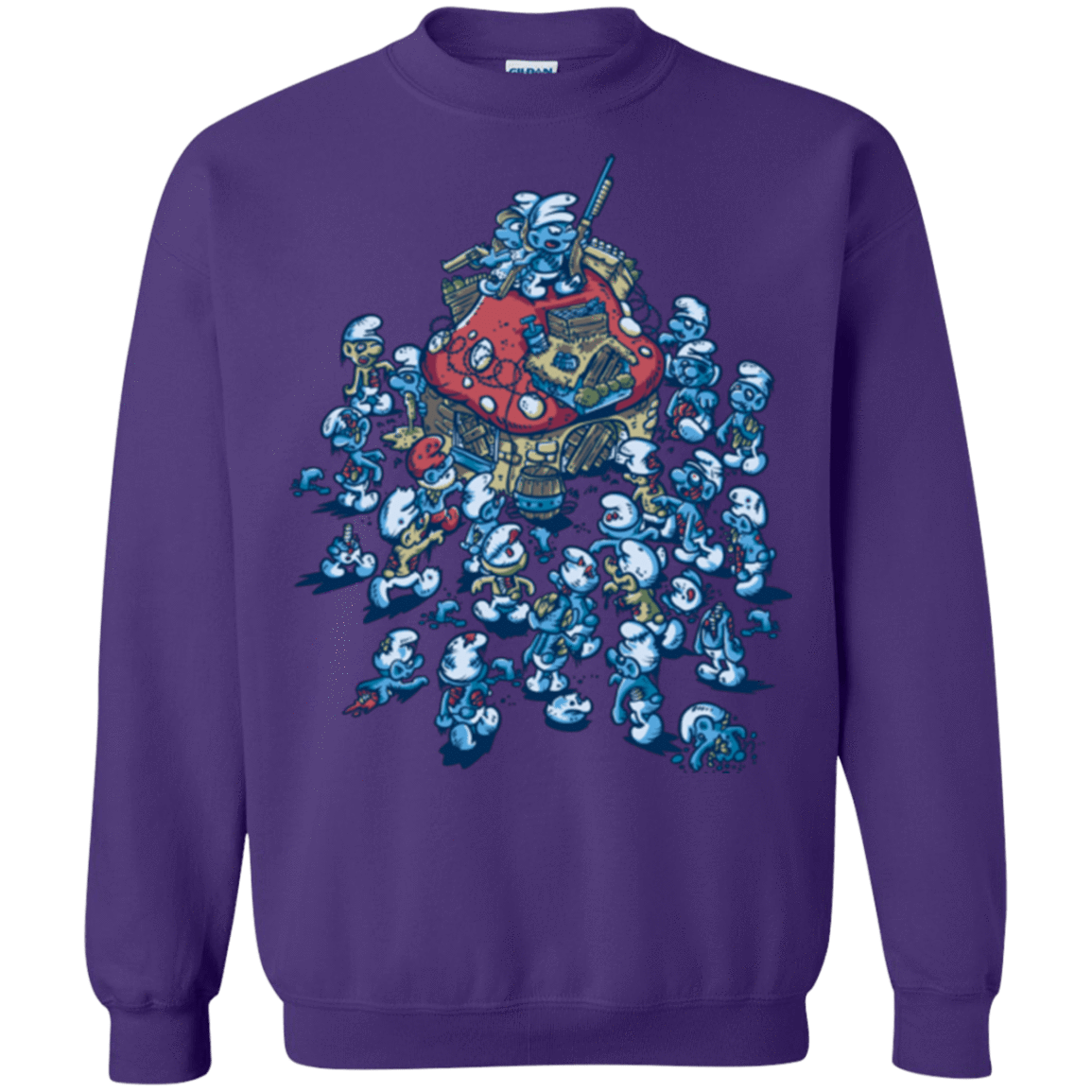 Sweatshirts Purple / Small BLUE HORDE Crewneck Sweatshirt