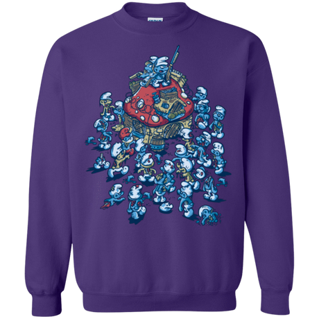 Sweatshirts Purple / Small BLUE HORDE Crewneck Sweatshirt