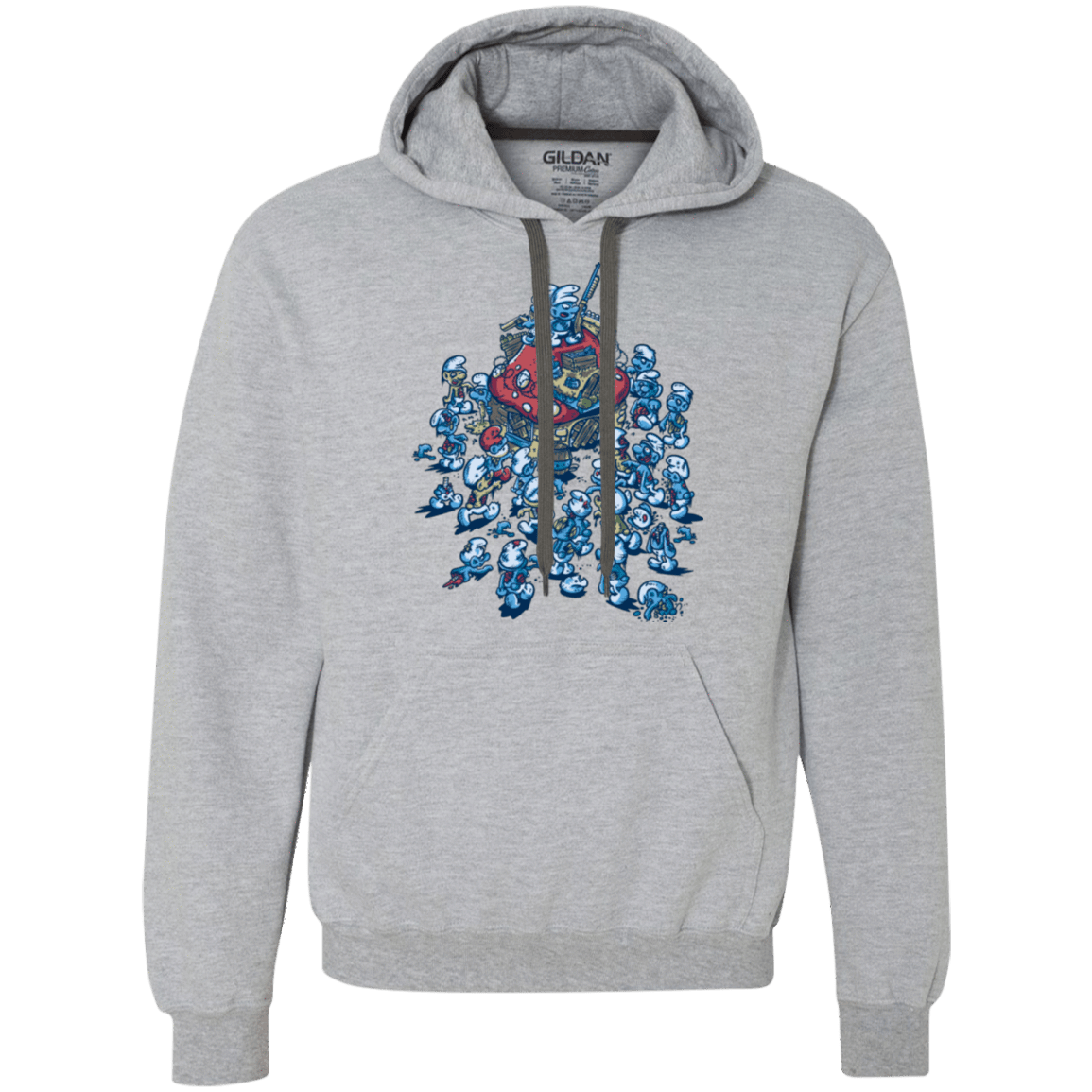 Sweatshirts Sport Grey / Small BLUE HORDE Premium Fleece Hoodie