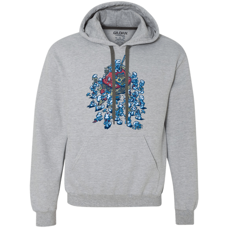 Sweatshirts Sport Grey / Small BLUE HORDE Premium Fleece Hoodie