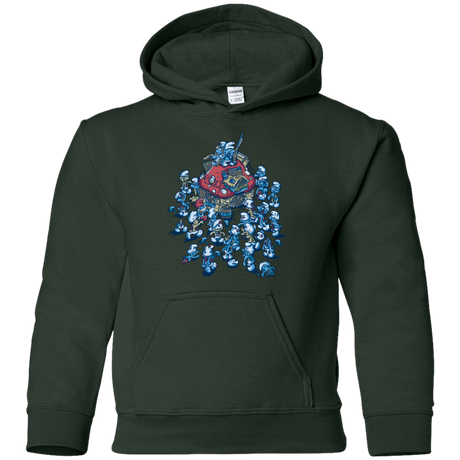 Sweatshirts Forest Green / YS BLUE HORDE Youth Hoodie