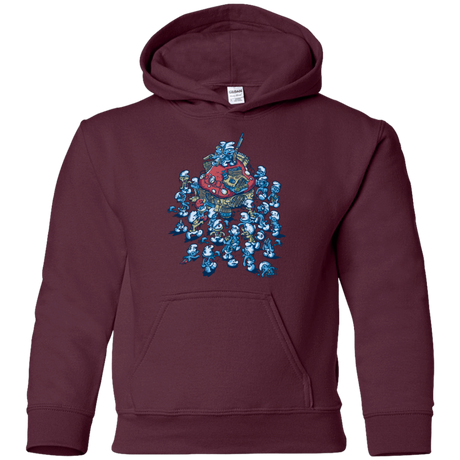 Sweatshirts Maroon / YS BLUE HORDE Youth Hoodie